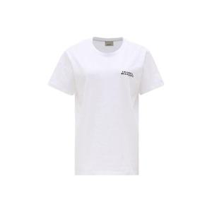 Isabel Marant Vidal 로고 프린트 티셔츠 TS0103FAA2NN44I 20WH TP945169059