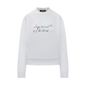 디스퀘어드2 후드 티셔츠 S72GU0488S25462 100 WHITE