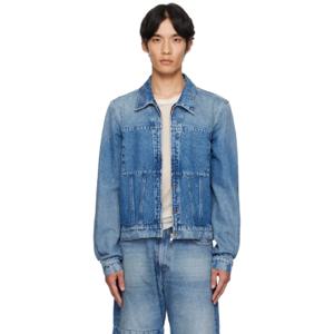 25 FW 메종마르지엘라 남성 블루 데님 셔츠 252188M177004