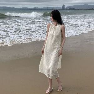 [에이치플러스몰](127000102) 민소매홀터넥드레스 바캉스