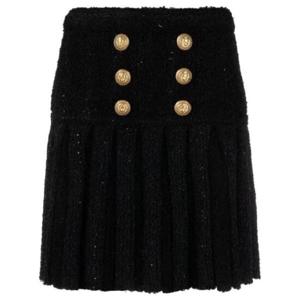 25 FW 발망 하이웨이스트 버튼 디테일 스커트 AF1LB659KD76 TP432235446