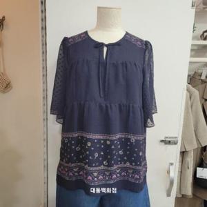 올리비아하슬러 DP01 플라워 자수 블라우스 OHEMBL109