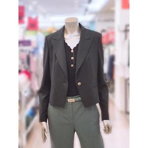 미니멈 세이브존03 미니멈 세미 크롭 원버튼 자켓 AGMWCAWJ7020A