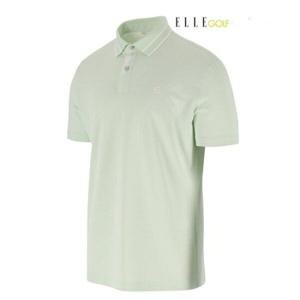 [엘르골프]23  남성여름 단추포인트 카라반팔티셔츠 6J35213-710