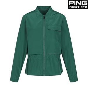 [핑]여성 가슴 포켓 홑곁 점퍼 121D1JP252_GN_CJ