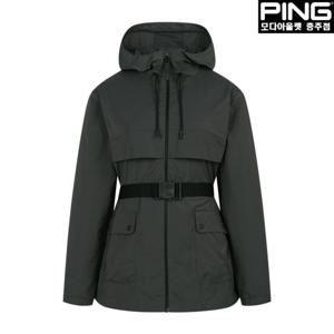 [핑]여성 벨티드 후드 점퍼 121D1JP152_GY2_CJ