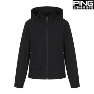 [핑]여성 후드 탈부착 바람막이 점퍼 121D1JP051_BK2_CJ