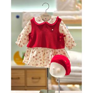압소바 HK 허브니트베스트원피스 베레모세트(25FW가을신상품) (1A2525107)