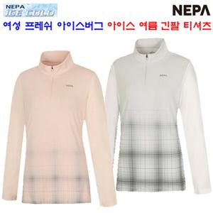 [네파][티셔츠 아이스콜드](7J45401)_여성 프레쉬 아이스버그 아이스 여름 긴팔 집업 티셔츠