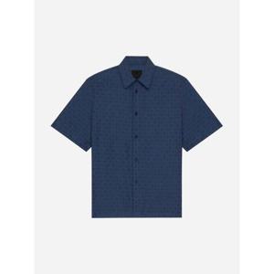 지방시 반팔 셔츠 BM612P5YCC 063Grey NAVY BLUE