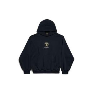 발렌시아가 후드 티셔츠 767877TSVR1 1083 FADEDBLACK