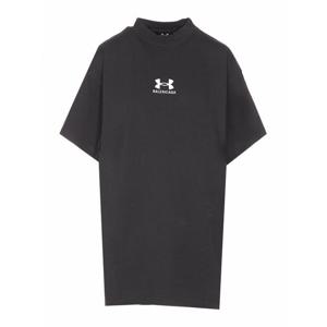 [BALENCIAGA] 라프리마 남성 티셔츠 언더 Armour 오버사이즈 787349TRVB79034 블랙 /8