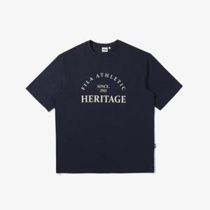 [휠라] TAG가 35,000원 ATHLETIC 반팔티셔츠(FE2RSE5306X_NAY)