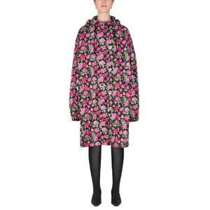 Balenciaga 플로럴 패턴 후드 코트 681506TLL83 0563 TP947136962