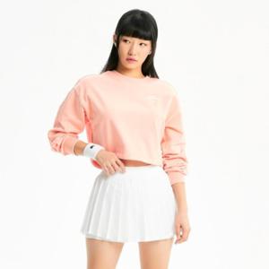 뉴발란스긴팔티 LQJ NBNCE1W232-81 W 크롭 라운드 맨투맨(SEMI-OVER FIT)