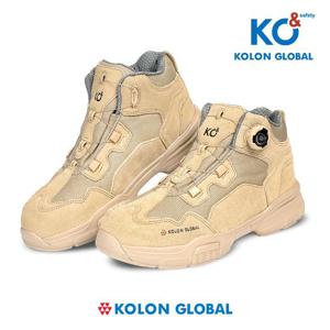 코오롱 KG-700 안전화 사막화 다이얼 방수 통풍성