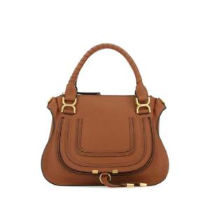 CHLOE 브라운 가죽 미디엄 Marcie 핸드백 CHC22AS660I31 25M