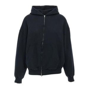 발렌시아가 여성 블랙 짚업 후드 803264 TSVU71750
