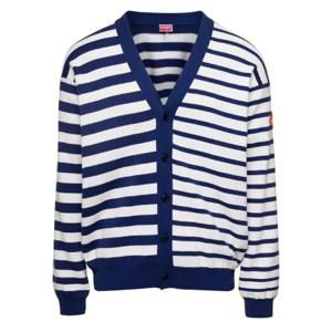 Kenzo 로고 패치 스트라이프 디테일 가디건 FD55CA3703CN 77 TP946391169