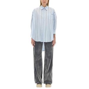 마르니 블라우스 셔츠 CAMA0567S0 UTC313STB24 AZURE