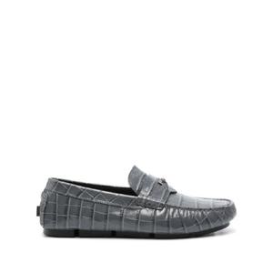25 FW 베르사체 메두사 크로커다일 이펙트 가죽 로퍼 10139601A09881 TP432046875
