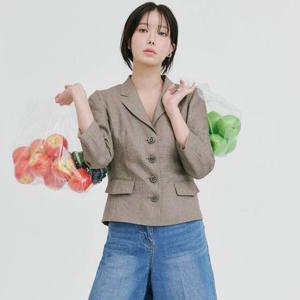 [베스띠벨리]  25여름 마100 포켓 라인 싱글  자켓2134BR