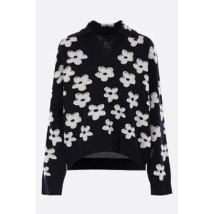 MARC JACOBS Daisy jacquard viscose polo sweater 2S5RTP001K29005