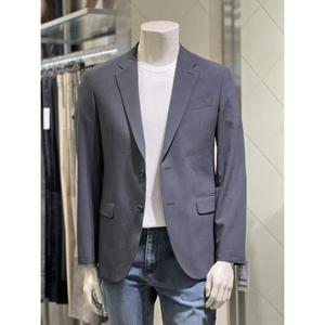 BASSO 세이브존01 S/S 네이비 울스판 히든밴딩 캐주얼 셋업 자켓 BSY2JK71ANY