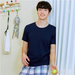 [솔브] 스판 솔리드 이지웨어 남성 상의 SEV2452M