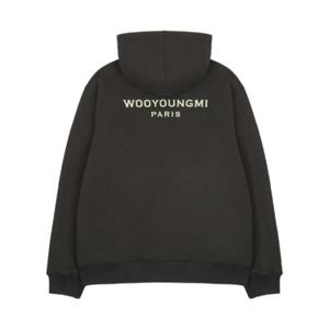 우영미 코튼 백로고 후드 카키   22FW W223TS41735K