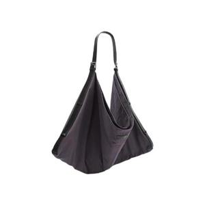 르메르 워시드 코튼 바쉐뜨 플래그 호보백 애쉬 블랙 BG0143-LF1220-983
