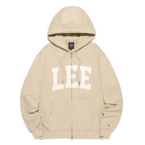 LEE 공용 데님 아플리케 후드 집업 B1 LE2401HZ02 BE