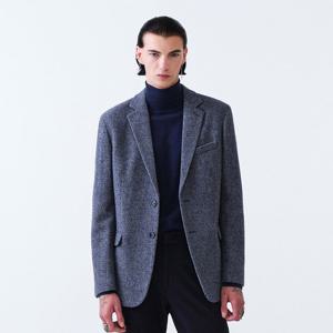 [DIEMS] WOOL 50% TWEED JACKET_블루-DJATD11CSL
