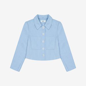 [베스띠벨리]탈부착카라크롭트위드자켓 BKJAB7107BL_DG