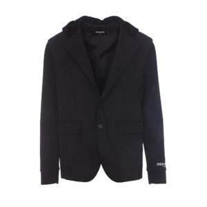 Dsquared2 로고 프린트 후드 재킷 S74BN1157S40320 900 TP946534434