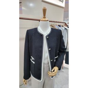 [케네스레이디]콤비배색 테이프 울 자켓 EWJKPB0100_CA