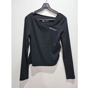 [뉴발란스]뉴발란스 W 골지 컷아웃 긴팔티 SLIM NBNDF4W832 BLAC