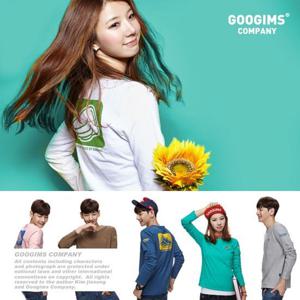 [구김스]  1102_ 플라이 날개 자수 라운드 티셔츠(G12SMRT202)