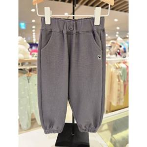 [블루독베이비] 25 FW(DG)와플 데일리 조거팬츠(45A1441504)등원 바지 백일 돌 선물 조카 유아 아가옷 (45A