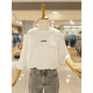 [코데즈컴바인] 슬릿포인트 크롭 티셔츠 (CJC-TS506W8)