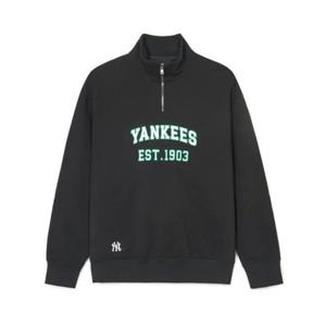 MLB 공용 바시티 오버핏 반집업 맨투맨 A7 3AMTV0341 50BKS 50CRS 50MGS
