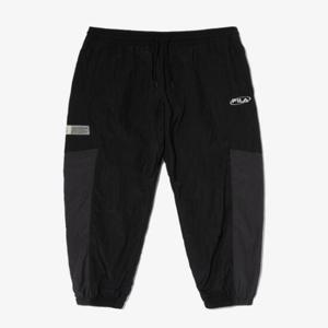 [휠라] 정상* 129,000원 크링클 메쉬안감 컬러블럭 조거팬츠(FS2WPG1103X_BLK)