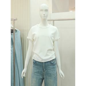 [오조크]러플 라운드 반팔 티셔츠(FOTMCTR566P)