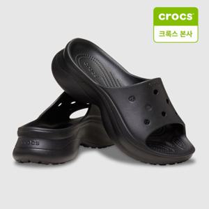 [크록스 본사] 크록스 베이 슬라이드 블랙 슬리퍼 (211108-001)