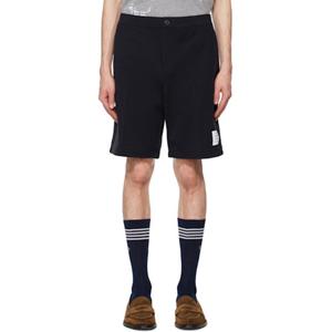 톰브라운 네이비 버진 울 쇼츠 MJQ189A-J0020 241381M193007