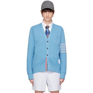 톰브라운 블루 스트라이프 가디건 MJT436A-J0155 242381M200002