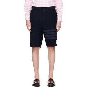 톰브라운 네이비 스트라이프 쇼츠 FTC487T-F0513 241381F088000
