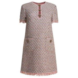 발렌티노 가라바니 미디 원피스 7B3VADW59E5M12 Pink