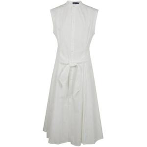 폴로 랄프로렌 미디 원피스 211 969143 001 WHITE