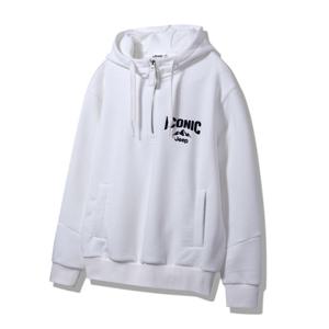 지프 ICONIC 셋업 하프넥 셋업 남녀공용 후드티 JP1THU212WH